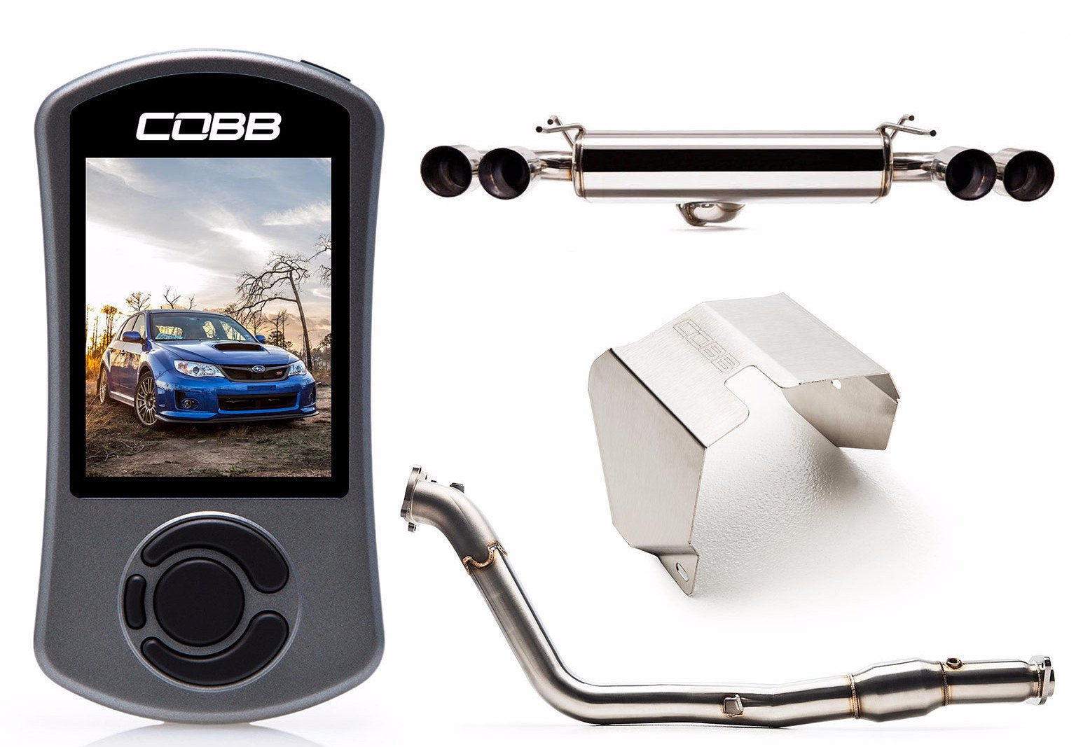 Cobb Tuning, COBB Tuning Stage 2 Power Package | 2008-2014 Subaru STi Hatchback (615X62)