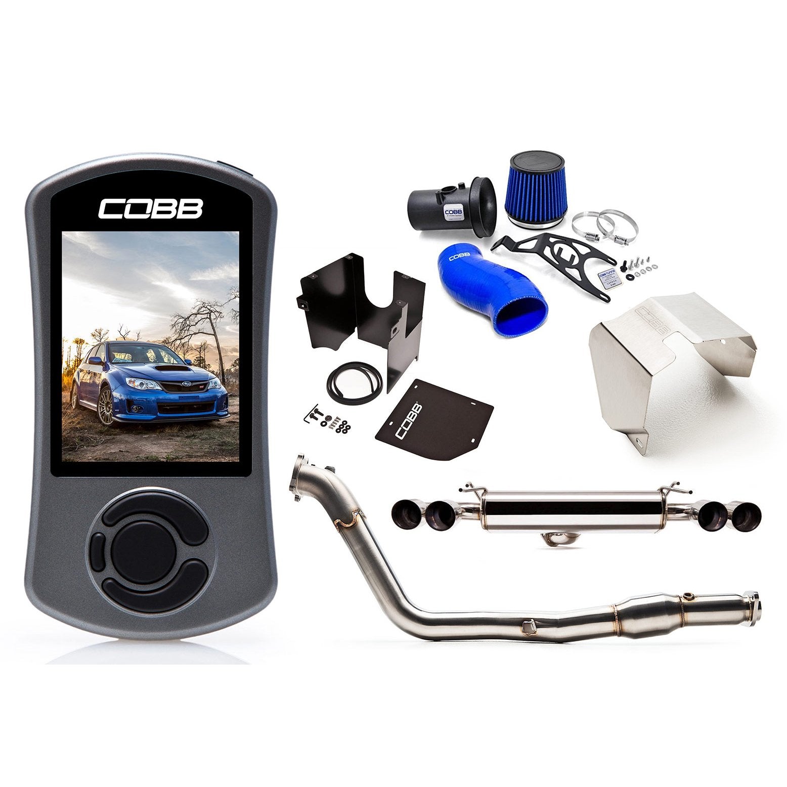 Cobb Tuning, COBB Tuning Stage 2+ Power Package | 2008-2014 Subaru STi Hatchback (615X62P)