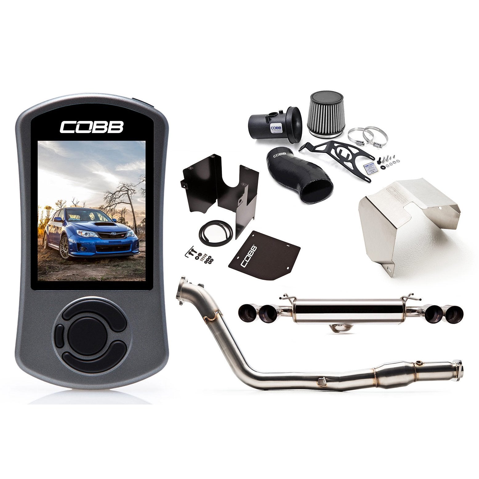 Cobb Tuning, COBB Tuning Stage 2+ Power Package | 2008-2014 Subaru STi Hatchback (615X62P)