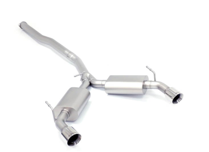 Custom Performance Engineering, CP-E Austenite Dual Exit Cat-Back Exhaust | 2008-2015 Mitsubishi Evolution X (MTAE00005T)