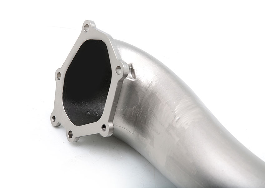 Custom Performance Engineering, CP-E QKspl Cast Bellmouth Downpipe | 2008-2015 Mitsubishi Evolution X (MTDP00002T)