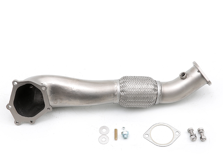 Custom Performance Engineering, CP-E QKspl Cast Bellmouth Downpipe | 2008-2015 Mitsubishi Evolution X (MTDP00002T)