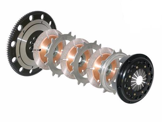 Competition Clutch, Competition Clutch 184mm Rigid Triple Disc Clutch Kit | 1996-2006 Mitsubishi Evo 4/5/6/7/8/9 (4T-5152-C)