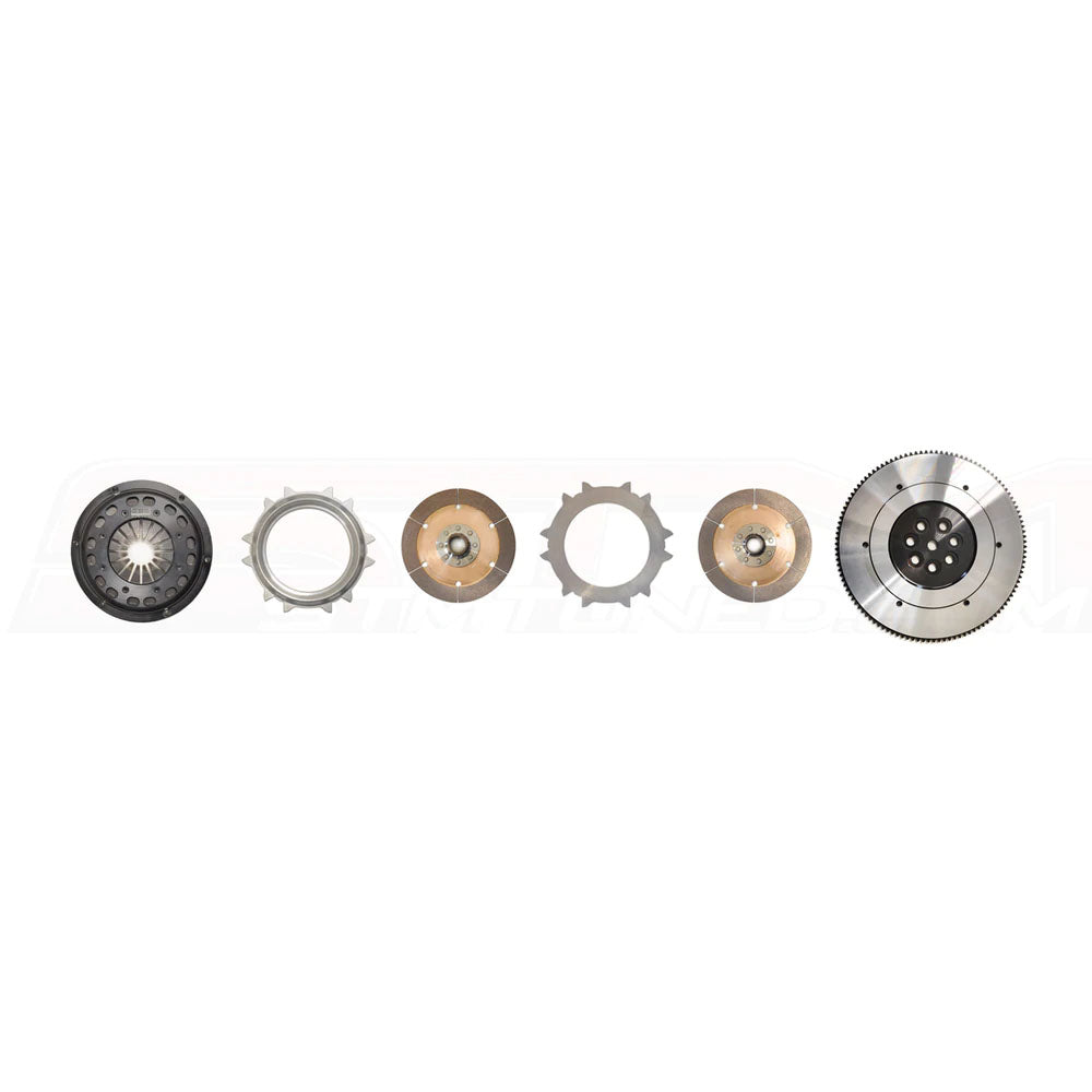 Competition Clutch, Competition Clutch 92-96 Toyota Chaser (1JZ-GTE) 2.5L Twin Disc 4-Puck Ceramic Clutch Kit | 1992-2096 Toyota Chaser (4M-160632-4)