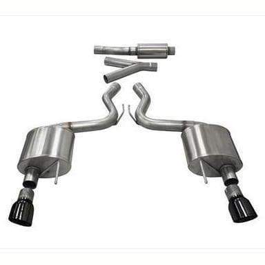 Corsa Exhaust, Corsa 2.75" Dual Exit Cat-Back Exhaust | 2015-2017 Ford Mustang Ecoboost (14343)