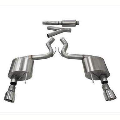 Corsa Exhaust, Corsa 2.75" Dual Exit Cat-Back Exhaust | 2015-2017 Ford Mustang Ecoboost (14343)