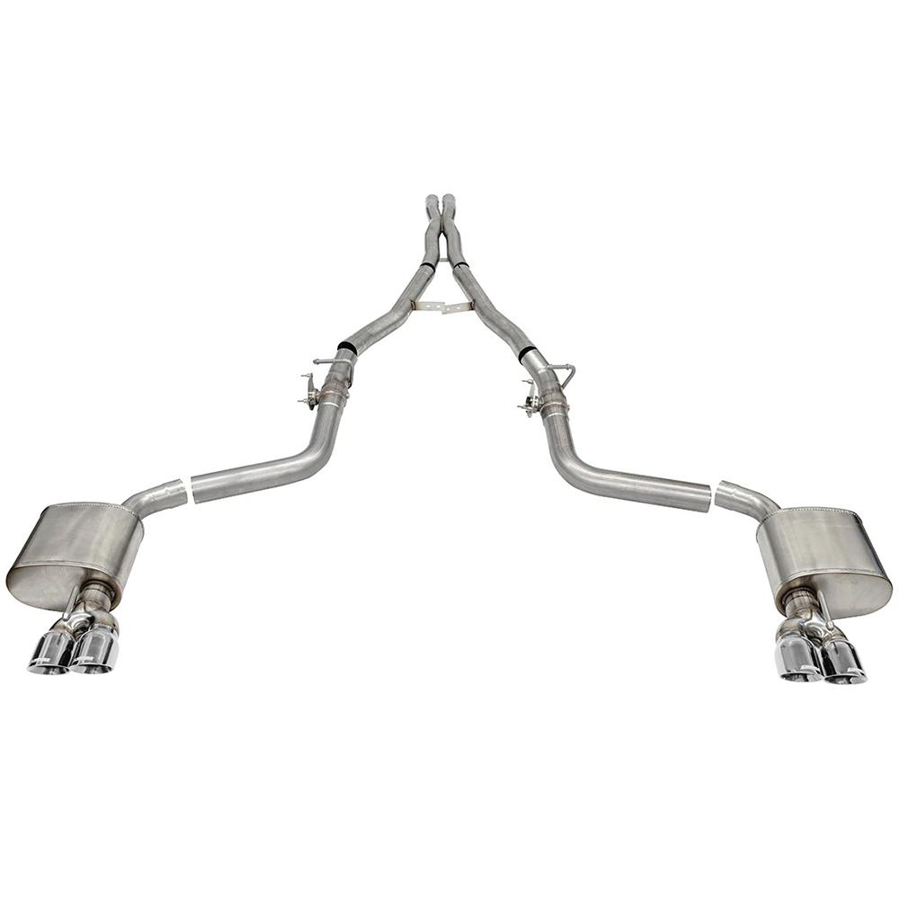 Corsa Exhaust, Corsa Performance Cat-back Exhaust | 2015-2021 Dodge Challenger 6.4L/6.2L (21070)