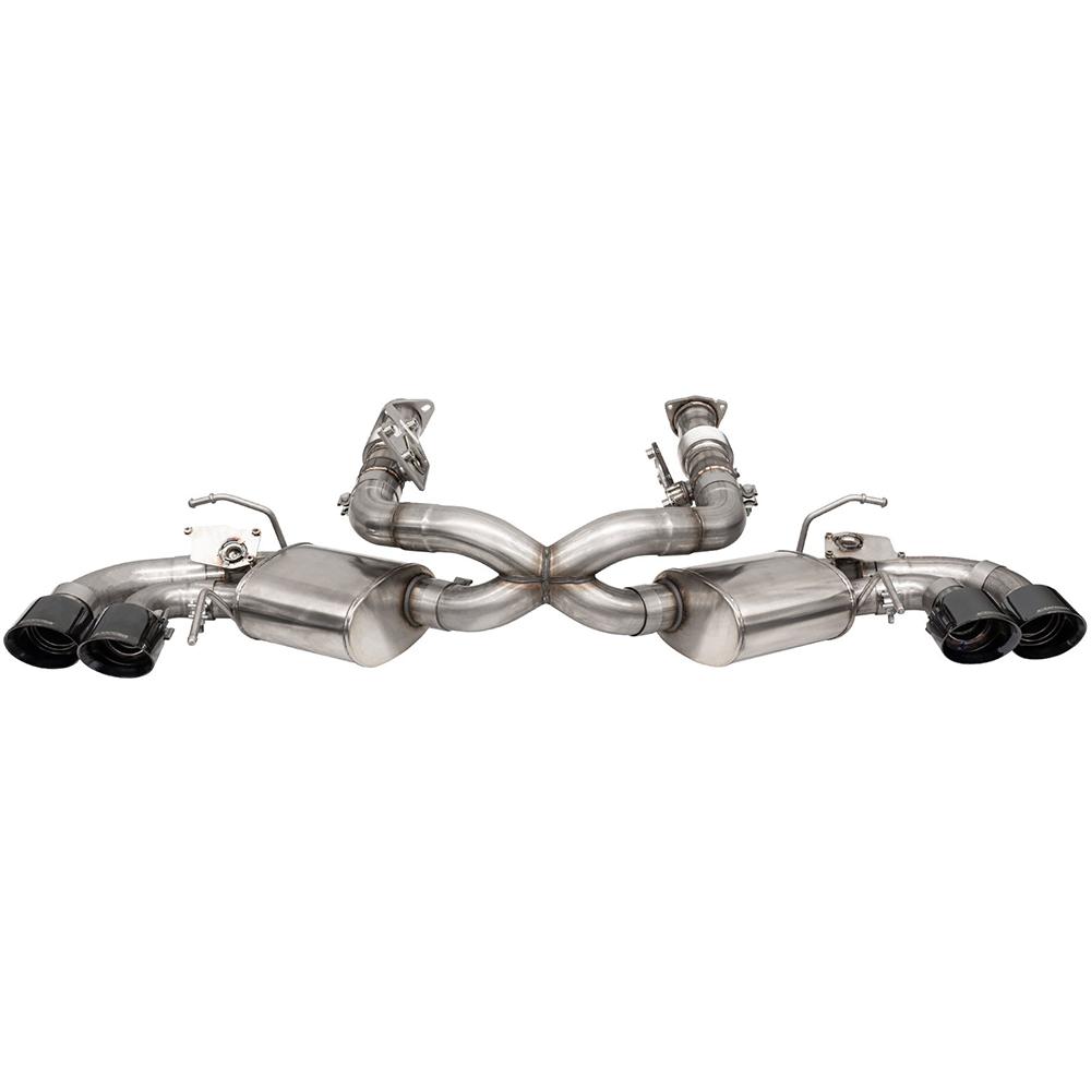 Corsa Exhaust, Corsa Performance Variable Sound Level Cat-Back Exhaust System | 2020-2021 Chevrolet Corvette (21100/21100BLK)