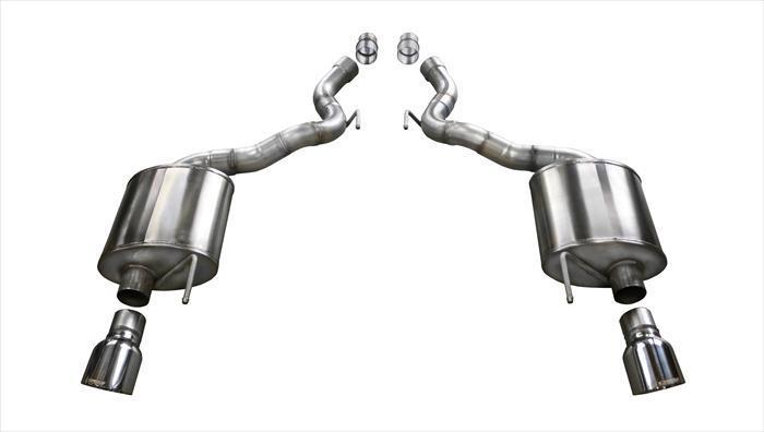 Corsa Exhaust, Corsa Sport 2.75" Axle-Back Exhaust | 2015-2017 Ford Mustang GT (14339)