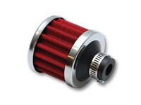 Vibrant Performance, Crankcase Breather Filter w/ Chrome Cap 3/8" (9mm) Inlet I.D. by Vibrant Performance