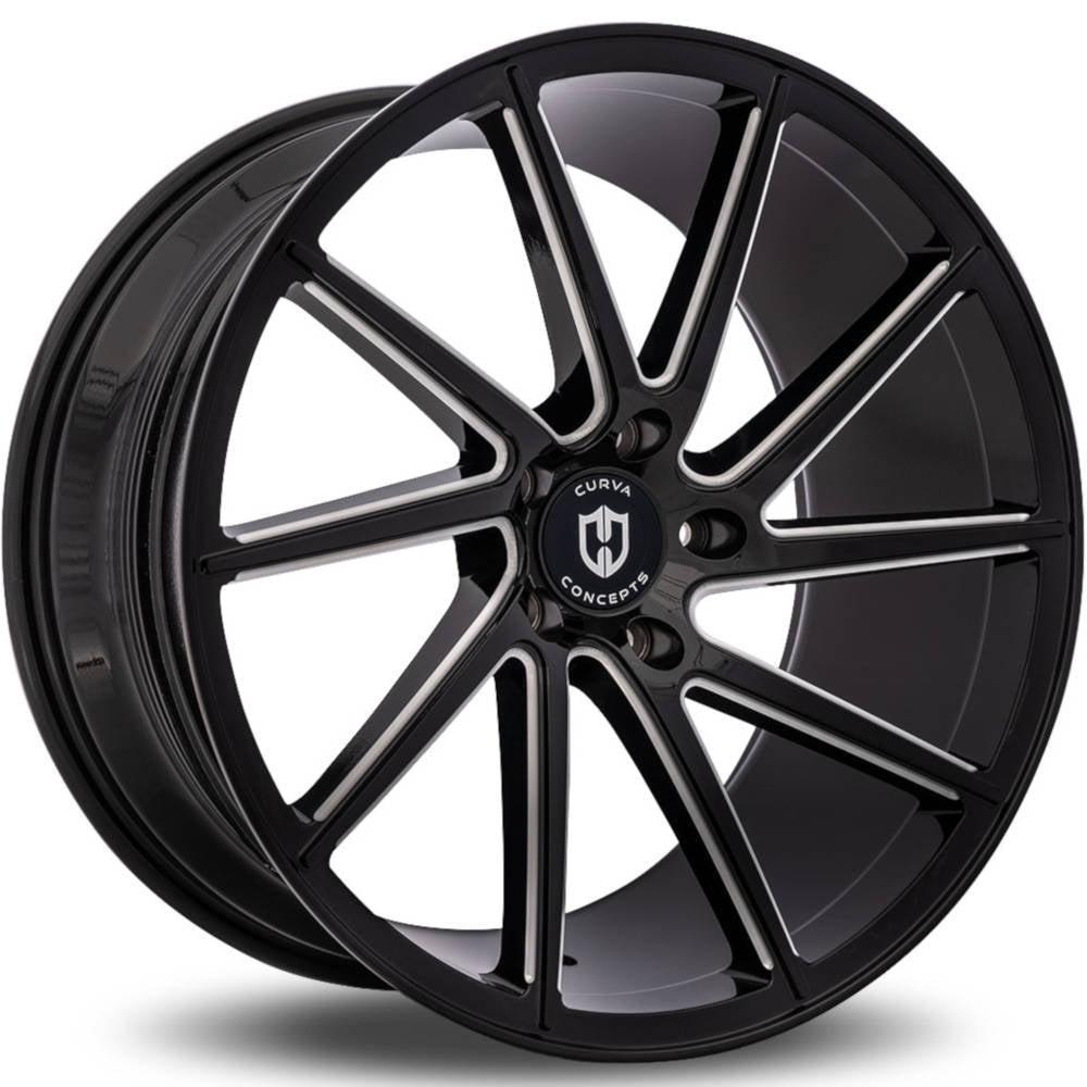 Curva Concepts, Curva Concepts C22 Series 5x4.5 20x10in. 40mm. Offset Wheels (C22-20101144073BMF)