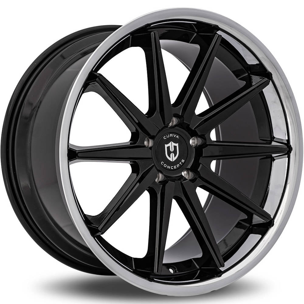 Curva Concepts, Curva Concepts C24 Series 5x112 20x10.5in. 35mm. Offset Wheels (C24-201051123573BSCL)