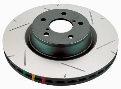 DBA (Disc Brakes Australia), DBA 4000 Series Slotted Front Brake Rotor | 2003-2006 Mitsubishi Evo 8/9 (4418S)