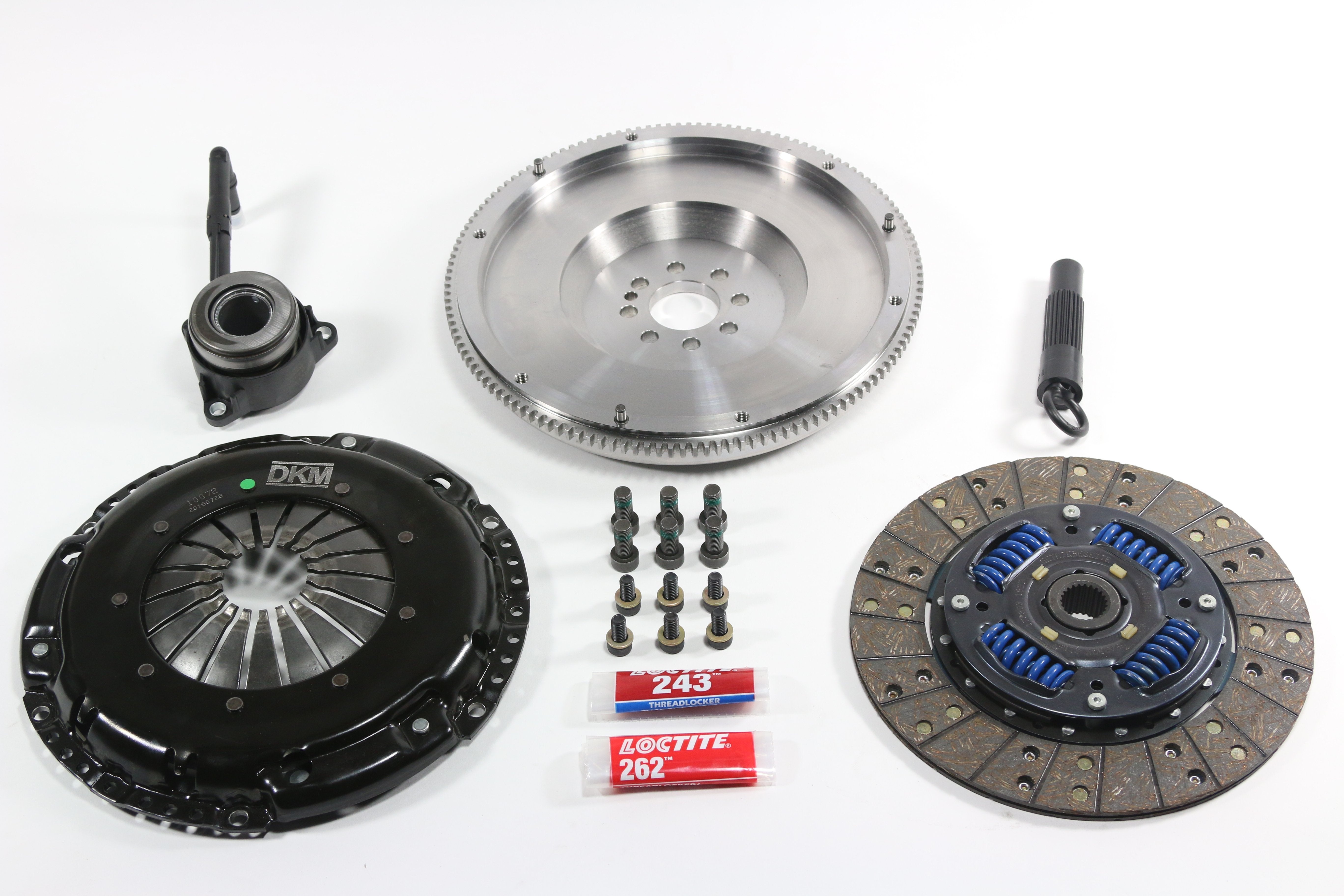 DKM Clutch, DKM Clutch 2.0 TDI VW Sprung Organic MB Clutch Kit w/Steel Flywheel (MB-034-142)