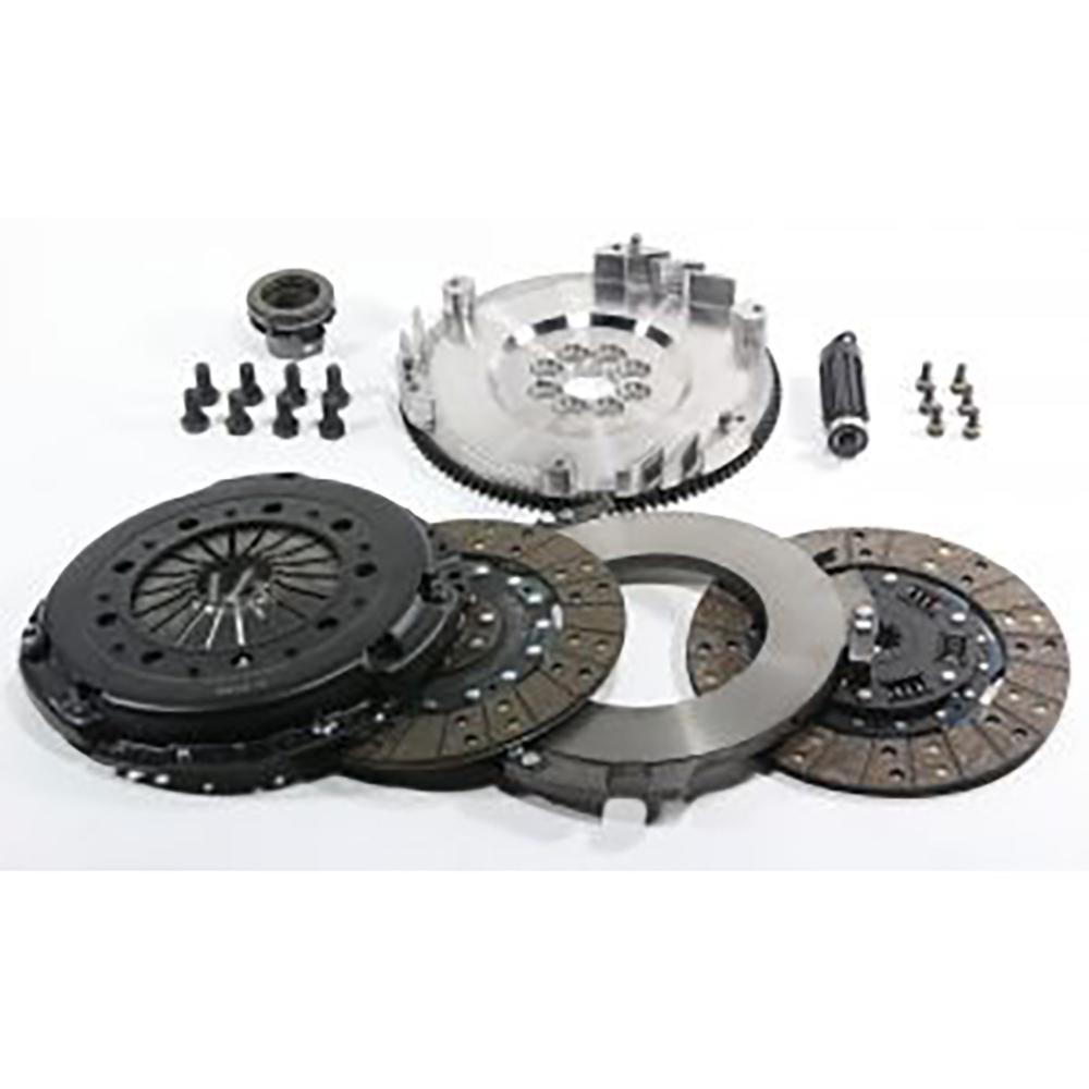 DKM Clutch, DKM Clutch MS Twin Disc Clutch Kit w/Steel Flywheel | 2000-2006 BMW E46 M3 (MS-006-054)