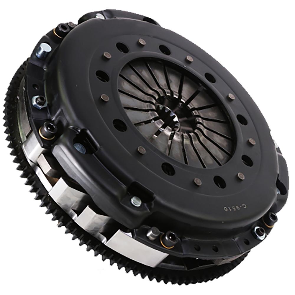 DKM Clutch, DKM Clutch MS Twin Disc Clutch Kit w/Steel Flywheel | 2000-2006 BMW E46 M3 (MS-006-054)