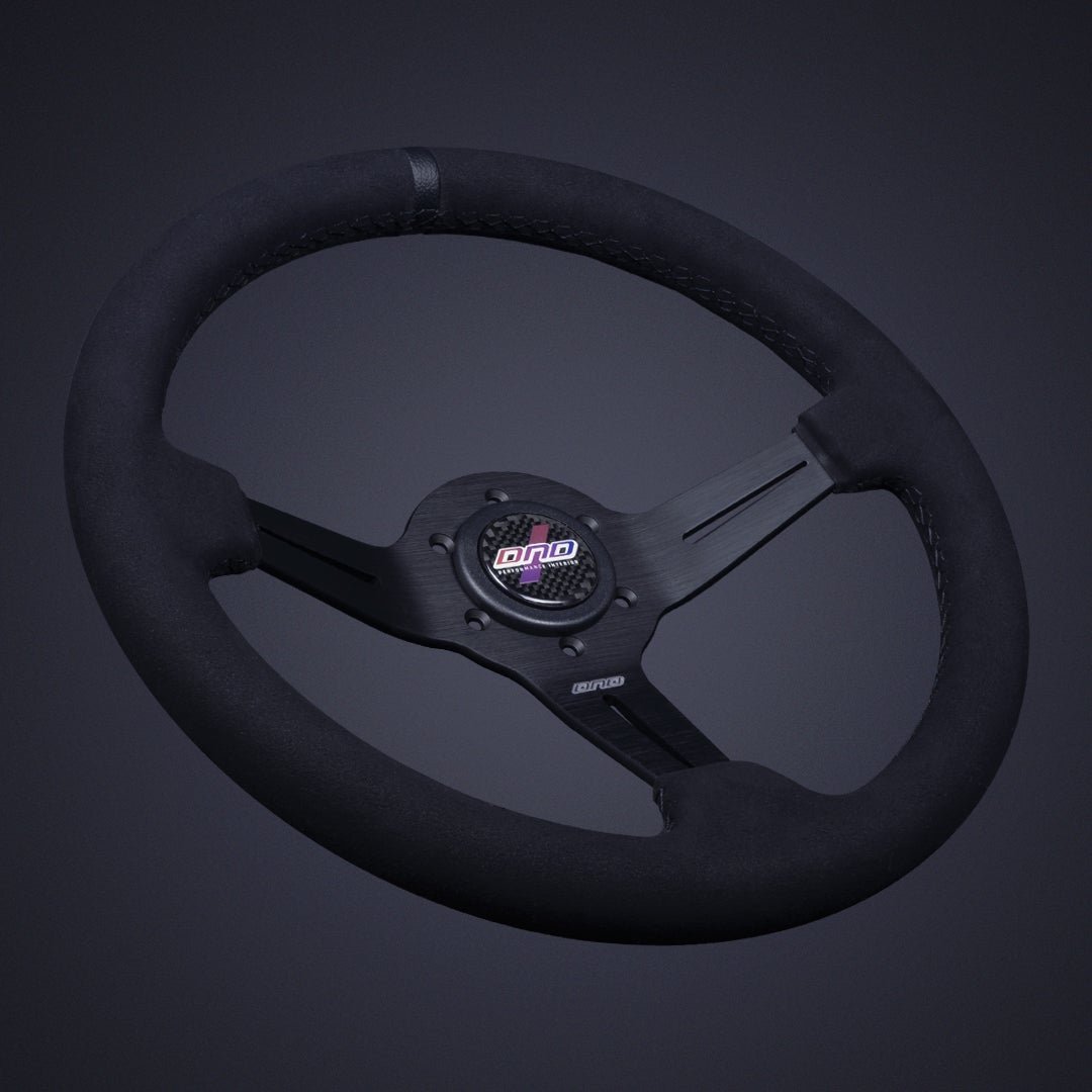 DND Performance Interior, DND 50mm Alcantara Race Steering Wheel (ARW-BK-50)