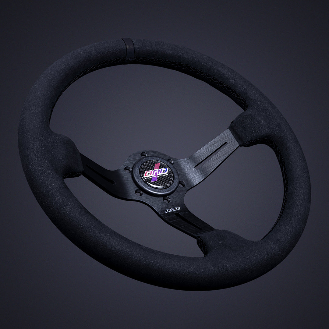 DND Performance Interior, DND 75mm Alcantara Race Steering Wheel (ARW-BK)