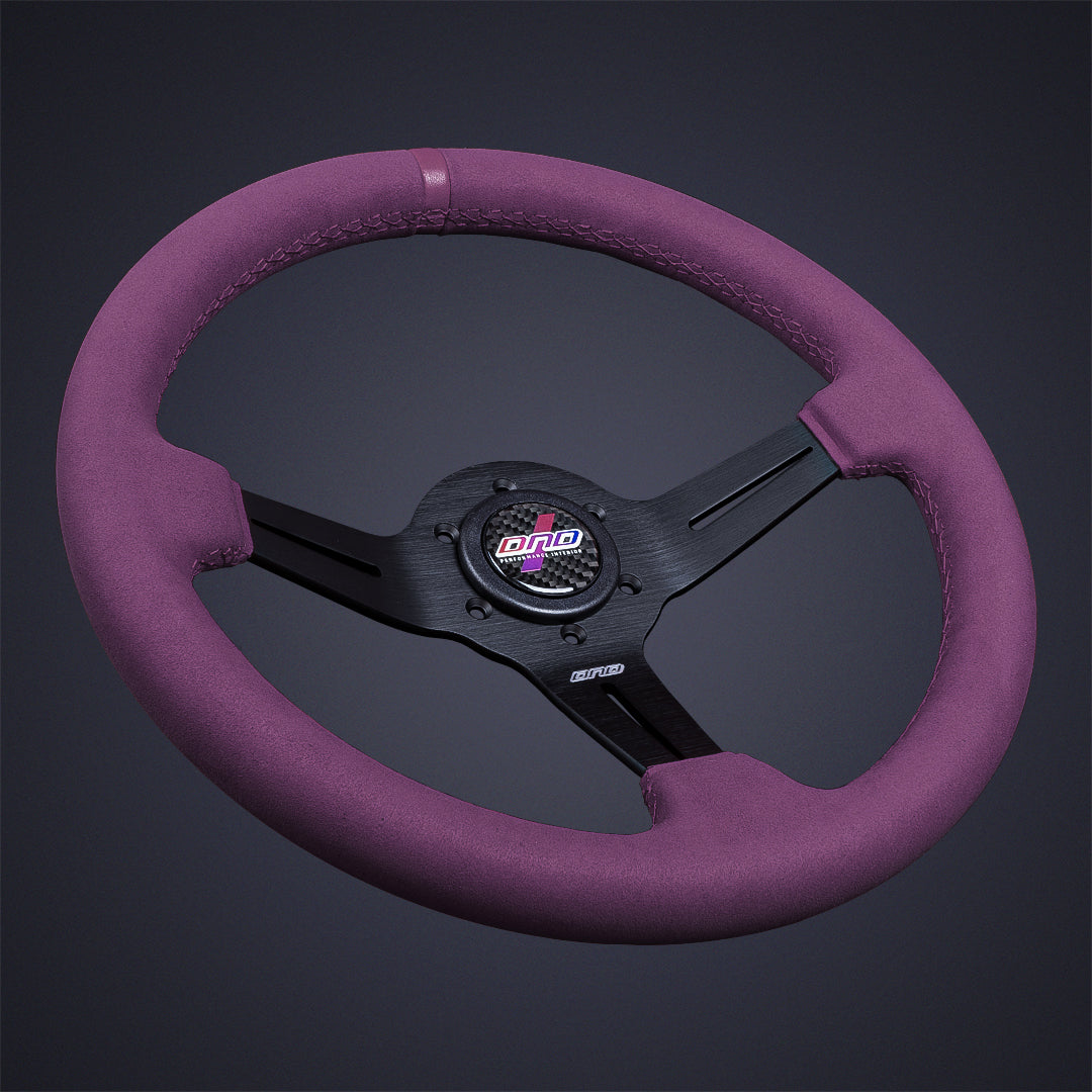 DND Performance Interior, DND Full Colored 50mm Alcantara Race Steering Wheel (FCAW-PR-50)