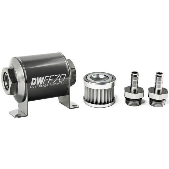 DeatschWerks, Deatschwerks Universal 70mm 10 Micron Fuel Filter Kit (8-03-070-010K-10/-38/-516/-6/-8)