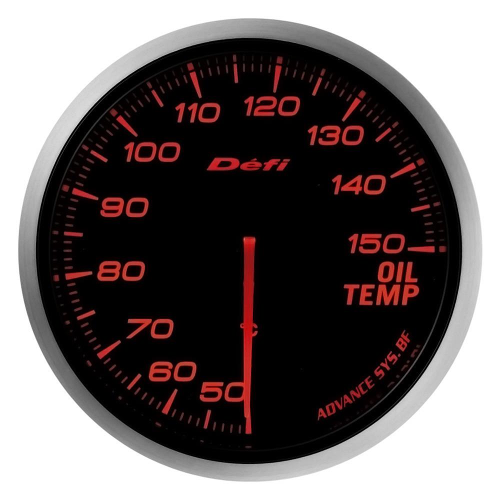 Defi, Defi Advance BF JDM Series Link Meter Gauge 60mm Oil Temperature with Red Lighting (50 to 150 deg Ca) (DF10402)