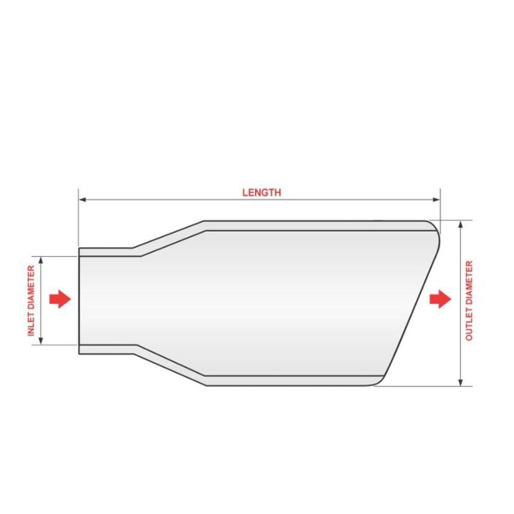 Different Trend, Different Trend Hi Polished Series Double Wall Exhaust Tip (DT-30113D)