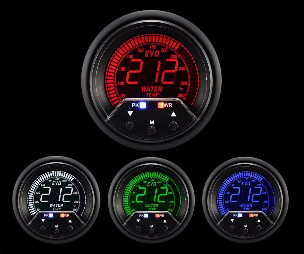 Prosport Performance, Prosport 52mm Premium Evo Series Electrical Water Temperature Gauge (216EVOWT-PK-R.F)