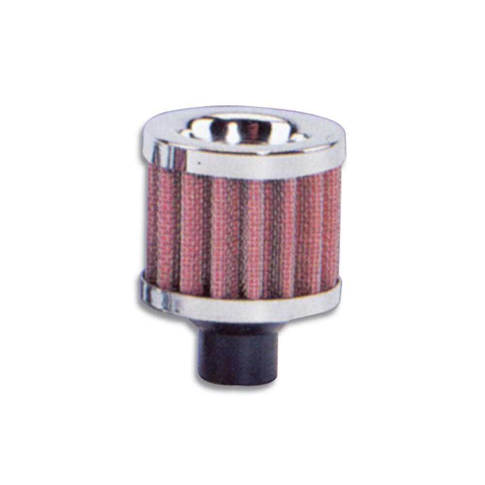 Vibrant Performance, Vibrant Performance Crankcase Breather Filter w/ Chrome Cap 5/8" (15mm) Inlet I.D. (2166)